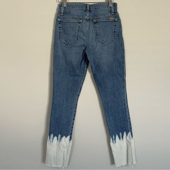 Joe's Jeans Bleach Dipped Icon Mid Rise Skinny Ankle Jeans, Size 24 NWOT - Picture 6 of 11